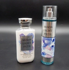 Bath & Body Works MOONLIGHT PATH Loción Corporal Spray Duo Manteca de Karité Coco - Imagen 1 de 6