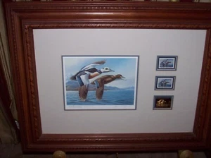 ALASKA #2 1986 STATE DUCK STAMP AND PRINT, MEDALLION EDITION BY JAMES MEGER - Picture 1 of 5