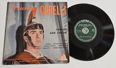 FRANCO CORELLI in Famose Arie Liriche 10" Vinyl Record ITALY Cetra - Image 1 of 4