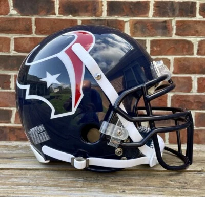 Vintage Andre Johnson Houston Texans Authentic Riddell VSR-4 Football Helmet - Image 1 of 4