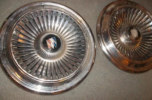 2 Vintage Buick 15 inch Hubcaps - Picture 1 of 4