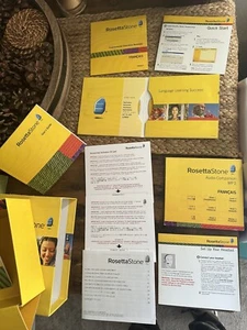 Learn French Rosetta Stone Francais Level 1 HomeSchool Edition Language - Picture 1 of 5