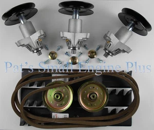 Cub Cadet 54" RZT54 Deck Rebuild Kit Mulcher Blades Spindles Pulleys Belt & Hdwr - Picture 1 of 1