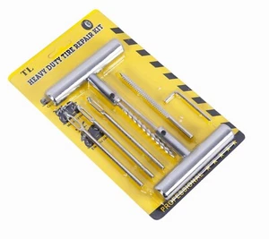 Heavy Duty Tire Repair Reamer Plug Kit Car Truck Pistol Grip for Car Motorcycle - Picture 1 of 6