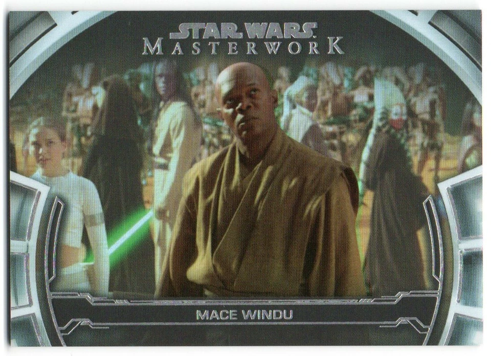 2019 Star Wars Masterwork Defining Moments Foil DM-17 Mace Windu /299 - Image 1 of 1