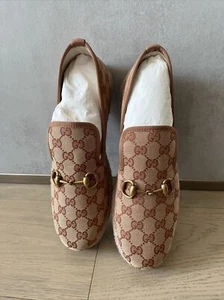 Auténticas Botines Gucci Fría Para Hombre Talla Gucci 8 EE. UU. Talla 8.5 NUEVAS GG LOGOTIPO CLÁSICO - Imagen 1 de 18