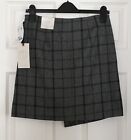 Lila Rose Grey & Black Check skirt , size 6 (8?)  BNWT