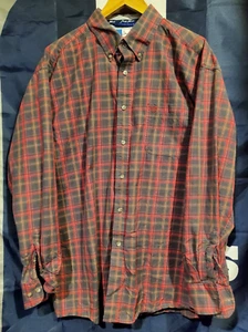 Wranglers George Strait Red Striped Long Sleeve Shirt - Picture 1 of 4