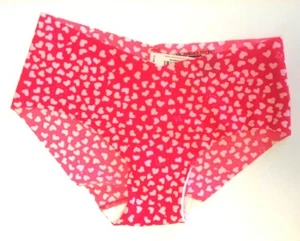 Sexy Bragas Victorias Secret Corazones Rojos Sin Show Corte Láser Hipster Hiphugger XS - Imagen 1 de 12