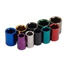 Shallow Multi Coloured Sockets 10Pc 3/8 Inch Drive 6Pt Single Hex Neilsen Ct0907