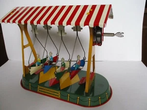 Buque oscilante de juguete 402 Schiffschaukel, hecho en Alemania - Imagen 1 de 11