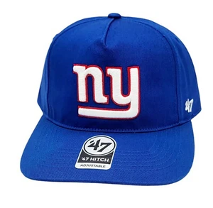 New York Giants '47 Brand Size YOUTH Hitch Blue Trucker Snapback Hat Cap NEW - Picture 1 of 7