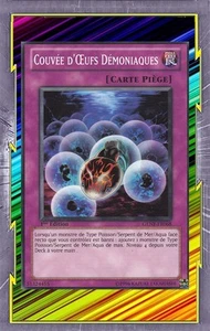 Couvée d'Oeufs Démoniaques GENF-FR068 Piège => Poisson/Aqua/Serpent de Mer YGO - Imagen 1 de 1