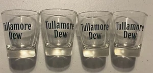Set of 4 Tullamore DEW Irish Whiskey Glass Reusable Shot Glasses NEW - Picture 1 of 10