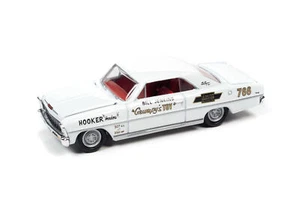 Bill Jenkins 1966 Chevy Nova "Grumpy's Toys", White w/Race Graphics - RC2 RC014 - Picture 1 of 2