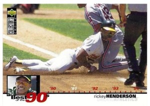 1995 Collector's Choice #53 Rickey Henderson Oakland Athletics