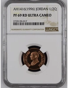 1996 JORDAN 1/2Q NGC PF 69 UC TOP POP - Picture 1 of 3