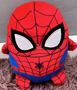 Spiderman Ball Plush Soft Toy, Marvel TY Toy, 6 inches/15cm