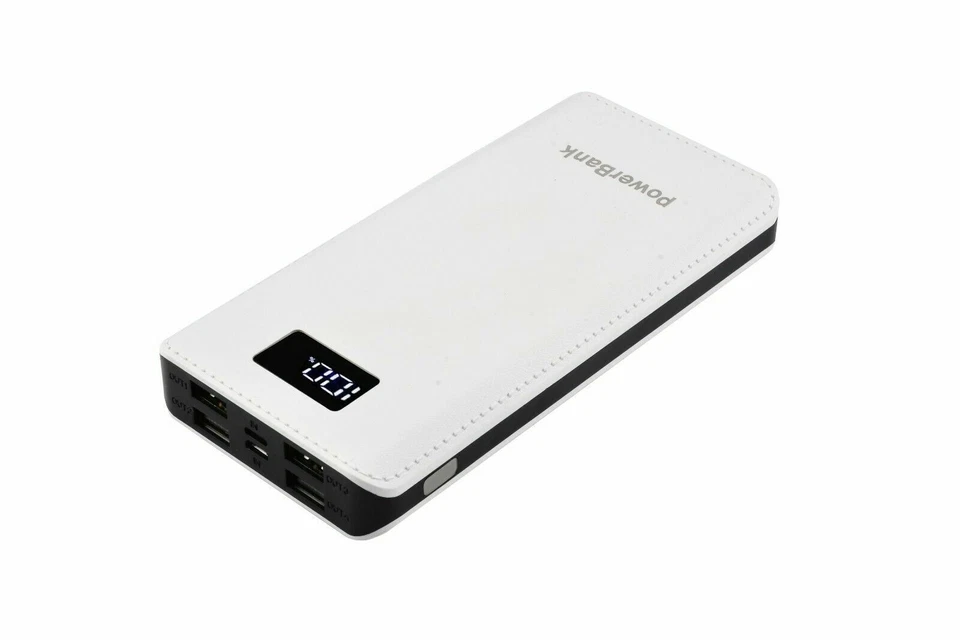 Power Bank 4USB Portable External Battery Backup Fast Charger 10000mAh  - Image 1 of 4