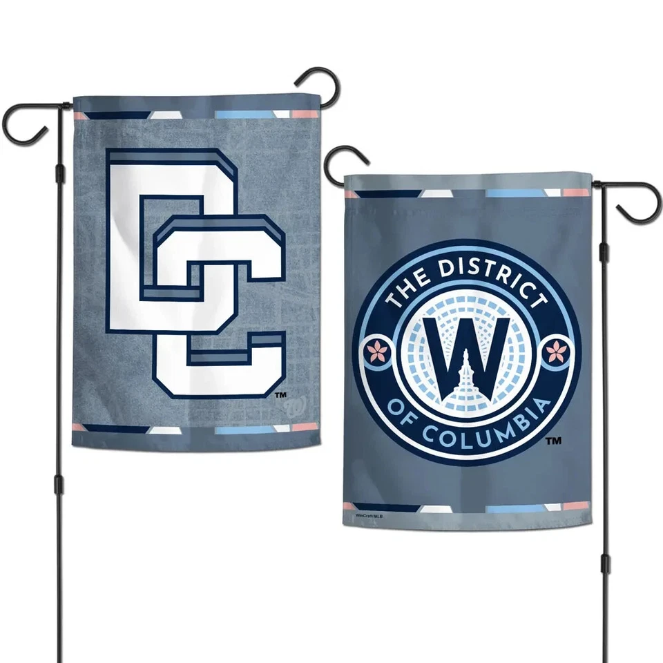 WASHINGTON NATIONALS CITY CONNECT 12"X18" 2-SIDED GARDEN FLAG WINCRAFT 👀 - Image 1 of 1