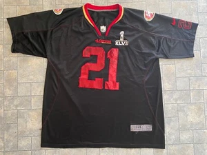 Nike 49ers Super Bowl XLVII Frank Gore 21 Black Jersey Men’s 48 - Picture 1 of 19