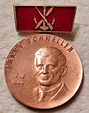 DDR GST Ernst Schneller Medaille Bronze - sehr schöne Erhaltung