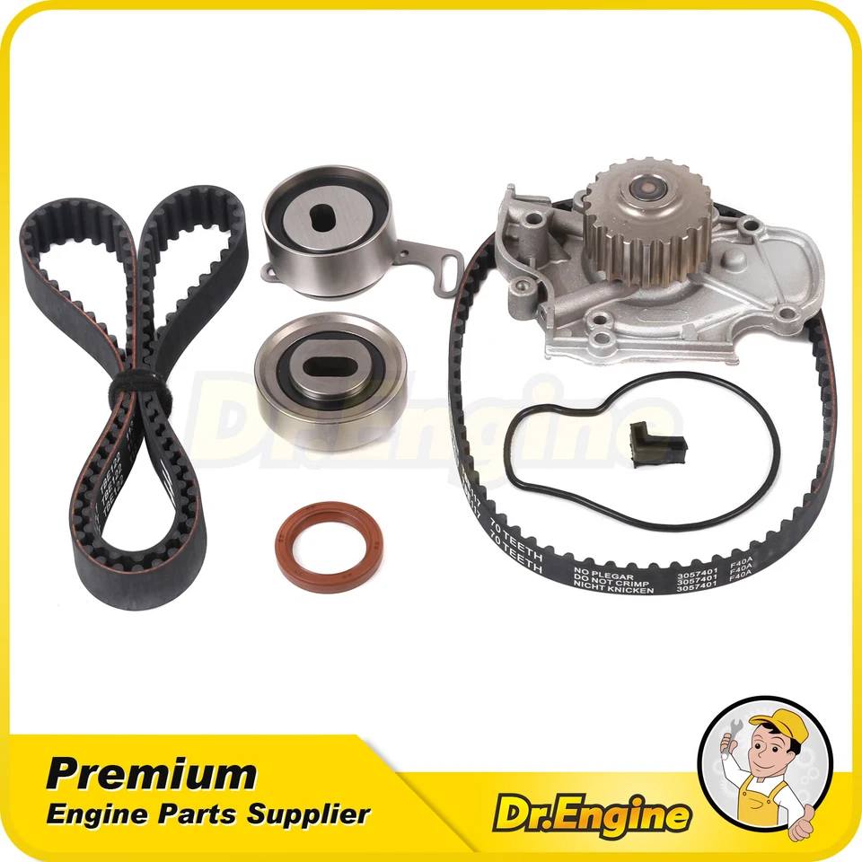 Kit de correa de distribución juego de bomba de agua apto para Honda Accord 1990-1997 2,2 L SOHC F22A F22B Foto 1 de 4