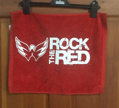Washington Capitals Hockey Rock The Red Rally Towel Cover
