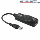 USB 3.0 to 10/100/1000 Mbps Gigabit RJ45 Ethernet Network LAN Adapter for PC Mac