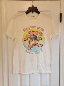 New Grateful Dead Dancing Bear Summer Tour '88 Mens Small Folk Rock Cotton Tee - Picture 1 of 4