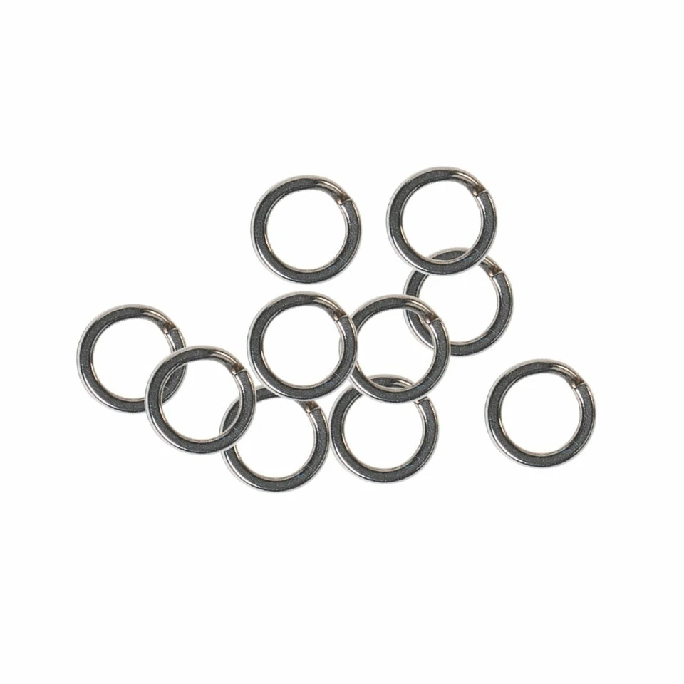 Zeck HD Split Ring Predator Sprengringe Edelstahl 5,5mm 40kg 10 Stück
