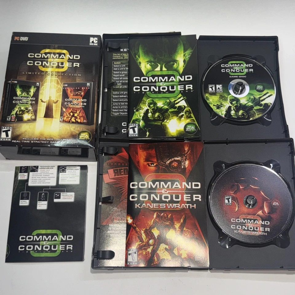 Vtg Command & Conquer 3 Deluxe Limited Collection Expansion Pack Big Box PC - Image 1 of 4
