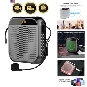 Amplificador de voz para profesores micrófono portátil sistema de megafonía con altavoz - Imagen 1 de 9