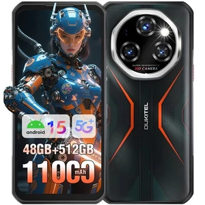 OUKITEL WP55 Pro 5G Android 15 Outdoor Smartphone 48GB+512GB 6,6 Zoll FHD+ Handy - Bild 1 von 8