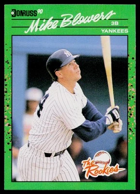 1990 Donruss The Rookies Mike Blowers #26 New York Yankees - Image 1 of 2