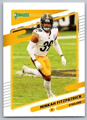 2021 Donruss Minkah Fitzpatrick Pittsburgh Steelers #26 - Image 1 of 2