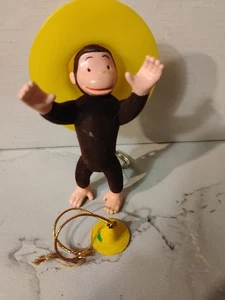 Curious George The Monkey  Keychain Vtg - Picture 1 of 4
