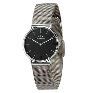 Reloj CHRONOSTAR Mujer Preppy Malla Negra - 32 Mm - Imagen 1 de 3