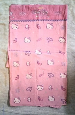 Sábana bajera Hello Kitty Sanrio 2005 vintage tamaño completo ¡sin montar limpia! Foto 1 de 4