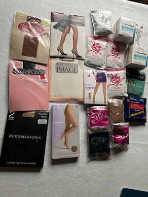 Lote de Medias Todas las Tallas Grandes Queen Hanes Silkie Ajuste Imagen Sin Tonterías Transparente C Foto 1 de 4