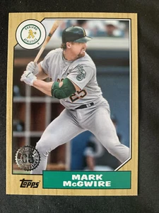 2022 Topps Series 1 - 1987 Topps Baseball 35th Anniversary Mark McGwire #T87-30 - Picture 1 of 2