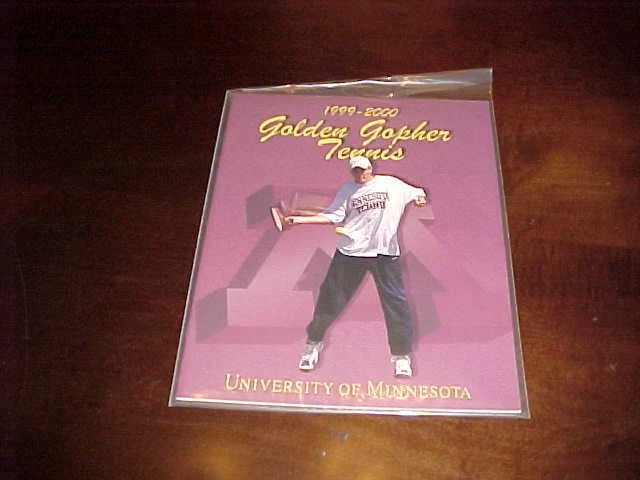 1999 Minnesota Golden Gophers NCAA College Tennis Media Guide  - Image 1 of 1