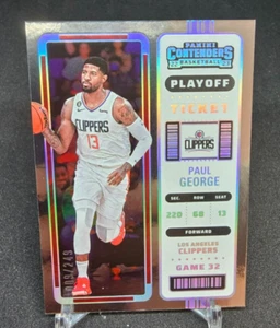 2022-23 Panini Contenders Playoff Ticket #30 Paul George /249 LA CLIPPERS - Picture 1 of 2