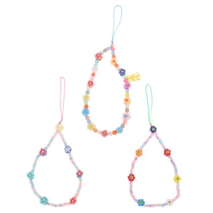 3 Pcs Mobile Phone Chain Key Hanging Ropes Polymer Clay Lanyards - Zdjęcie 1 z 12