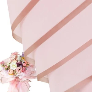 20 Sheets Pink Flower Wrapping Paper Waterproof for Bouquet & Gift Wrap - Picture 1 of 6