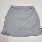 Kate Lord Collection Womens Golf Skirt Gray Stretch Side Slit Elastic Waist XS