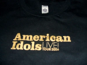 American Idols LIVE Tour 2006 Concert GIRLS XL T-Shirt American Apparel Womens M - Picture 1 of 3
