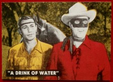 THE LONE RANGER - Card #44 - Dart 1997 - LONE RANGER SMILING WITH TONTO