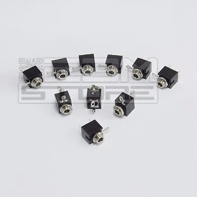 10pz Presa JACK STEREO da pannello 3,5 mm connettore spinotto - ART. BF08
