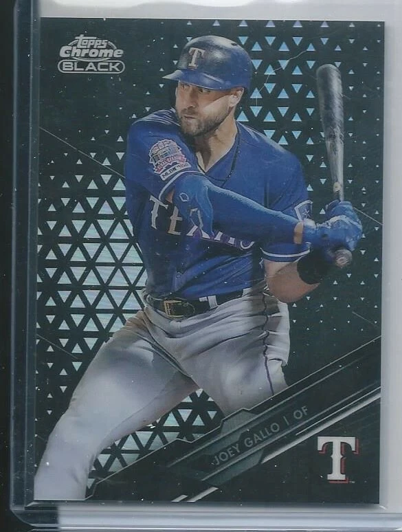 2020 Topps Chrome Black Joey Gallo Refractor SP 149/199 Rangers Star - Image 1 of 1